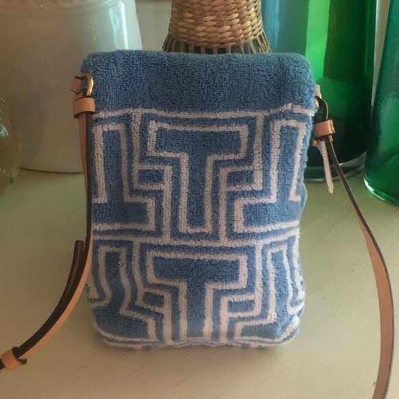 TORY BURCH T Phone Terry Cloth Phone Crossbody Bag - Picture 4 of 7